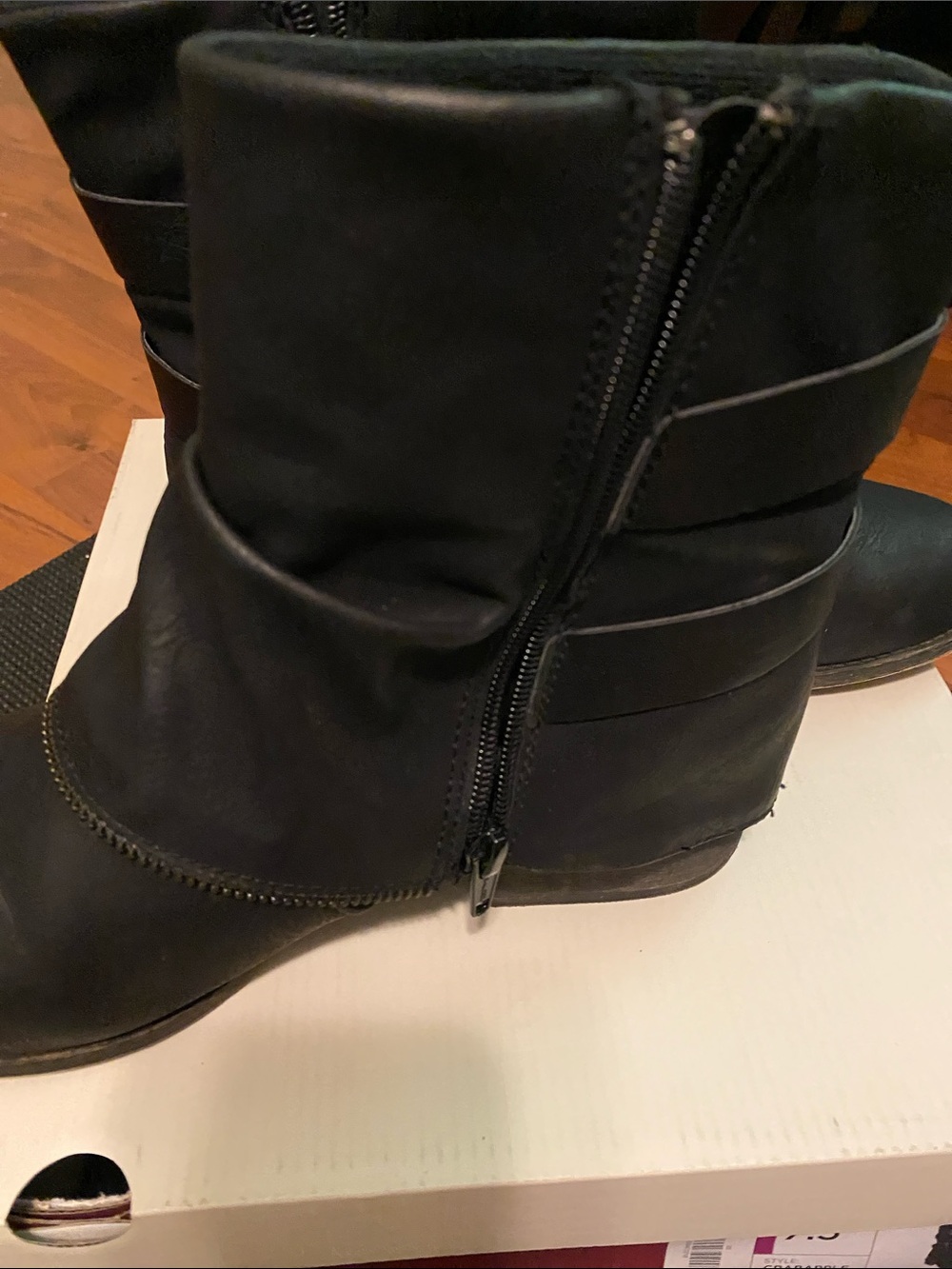 SO Black Double-Buckle Ankle Booties - Picture 5 of 7